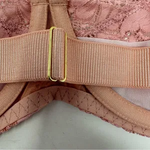 We Are HAH Hook Up Balconette Bra Size‎ DD Band 32-40 Lace Dusty Rose Underwire thumbnail 11