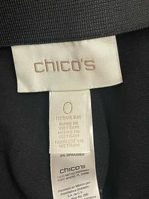 Chico's Black Stretch Knit Ankle Pull-On Pants thumbnail 9