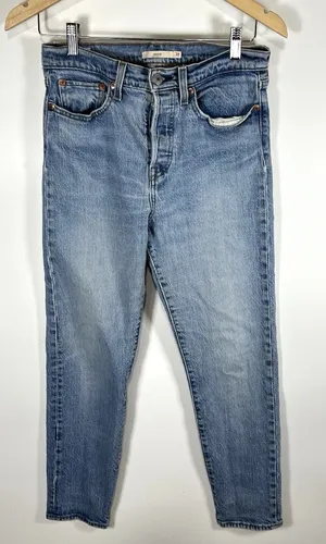 Levi's Wedgie Icon Fit Ankle Jeans High Waist Size 28 Casual Vintage Style thumbnail 1