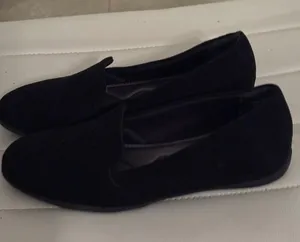 Baretraps Womens Black Suede‎ Memory Foam Slip On Loafers Flats Shoes thumbnail 1