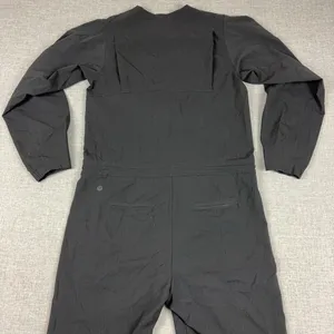 Lululemon WovenAir Zippered Jumpsuit Womens 6 Black Utility LW1CUSS thumbnail 8