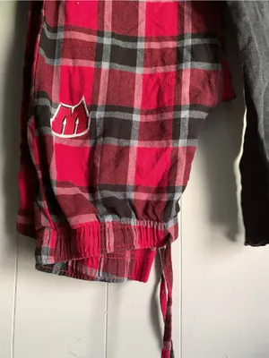 Bottom Drawer Sleepwear Ladies UW Badger Red Plaid PJ Lounge Pant Set L thumbnail 9