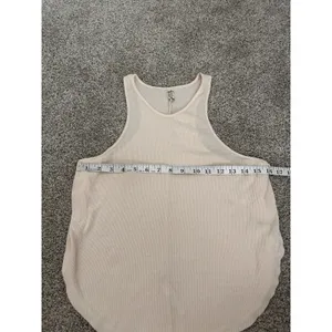 Free People Intimately Tank Tan Cream Nude Size Small‎ Ribbed Cropped thumbnail 4