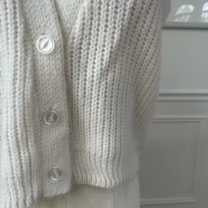 Vintage 60s Glentex Ivory Wide Ribbed Cropped Sweater Vest S thumbnail 4