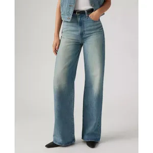 New Levi's 26x30 Premium Ribcage Wide Leg Tint Story Medium Wash thumbnail 2