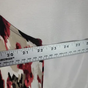 Christopher & Banks CJ Banks Plus Size 1X Maxi Dress Sleeveless Abstract Geometric Jersey Knit thumbnail 3