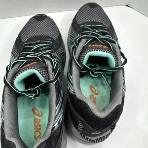 ASICS Gel Venture 6 Women’s 9 Black Teal Orange Trail Shoes T7G6Q thumbnail 9