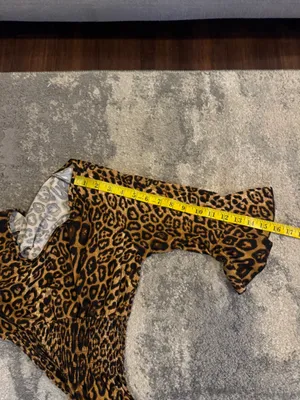 Sign Here Leopard Print Smocked Waist Midi Dress - Brown thumbnail 8