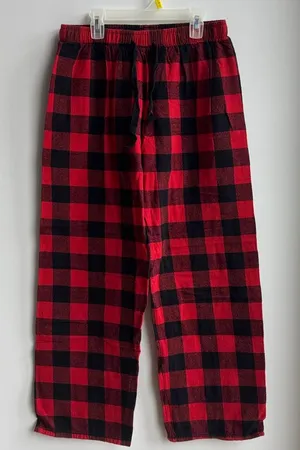 Plaid Women's Pajama Pants Size M Red Size M thumbnail 1