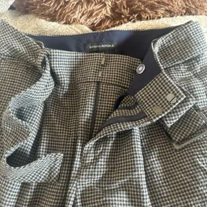 Checkered brown wide leg pants thumbnail 3