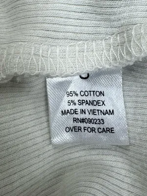 Playboy By PacSun Off White Crest Ribbed Tank Top Women’s Small thumbnail 4