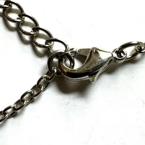 Rose Quartz Dolphin pendant necklace Pink thumbnail 9