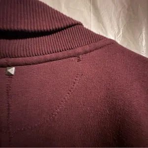 Aritzia Wilfred Diderot Cocoon Cardigan Sweater Women's XS Burgundy Open Front‎ thumbnail 6