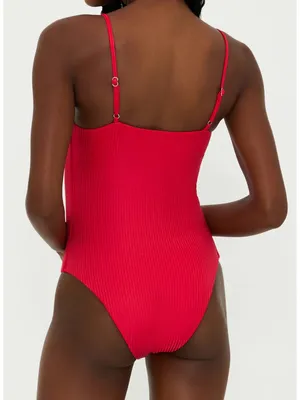 Beach Riot One Piece Lace Holly Jolly thumbnail 2