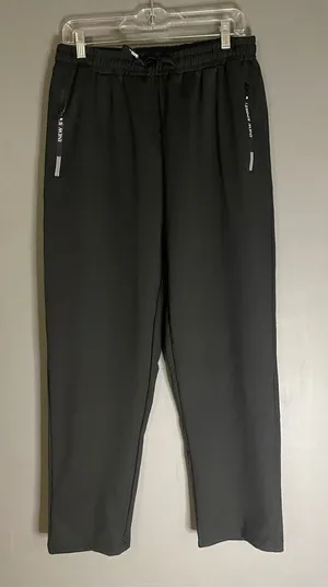New Sport Black Quick Dry Athletic Sweat Pants Zipper Pockets Size XL NWOT thumbnail 1