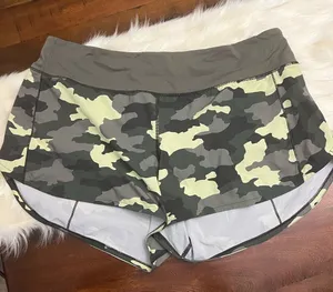 Lululemon Speed Up Shorts Size 14 Camo 4” Swift Liner Removed thumbnail 1