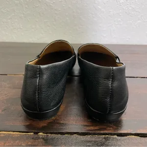 Steve Madden Hollie Pointed Toe Loafer Flats Size 7.5 Black Career Wear Office thumbnail 5