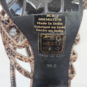 Free People‎ Colette Cinched Heel Python Snakeskin Size 36.5 Sandal thumbnail 10