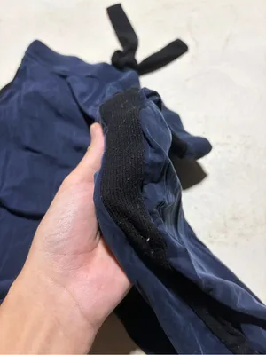 Summersalt Navy Drawstring lounge Pants with Black Side Stripe XS thumbnail 7