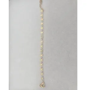 Heart Bracelet Women Multicolor‎ Enamel Gold Tone Link 6-8in thumbnail 3