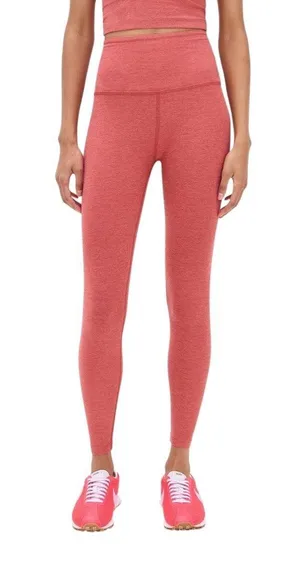Beyond Yoga Spacedye Caught In The Midi Leggings in Pink Women’s Size Small thumbnail 1