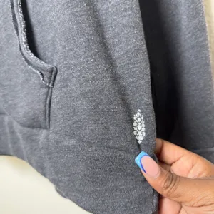 FP Movement Women Hoodie Sweater Small Dark Grey Oversize Lounge Cozy‎ thumbnail 5