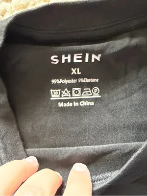 SHEIN Y2K Black Crop Top Baby Tee thumbnail 3