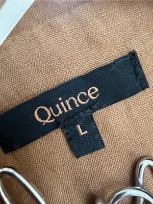 Quince 100% European Linen Button Front Dress thumbnail 3