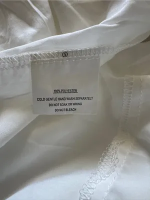 Selfie Leslie Secret Garden Long Sleeve Smocked Bodice Dress White Size XS NWT thumbnail 7