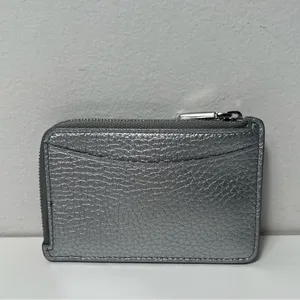 Tiffany & Co. Return to Tiffany Silver Pebbled Zippy Zip Wallet Card Case thumbnail 8