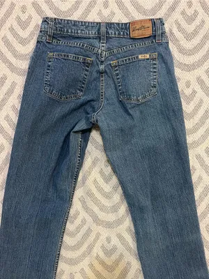 LEVI’S Signature Stretch Mid Rise Straight Leg Blue Denim Jeans 6 Medium thumbnail 5