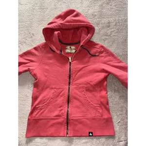 American Giant Women's Hoodie Red Classic Full Zip Up Heavy Made In USA Sz M thumbnail 2