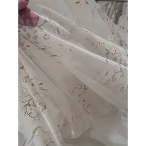 Betsy &‎ Adam Vintage White Floral Halter Sequin Cocktail Gown Dress Sz 8 thumbnail 11
