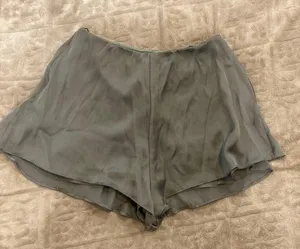 Sage Green Satin Shorts thumbnail 1