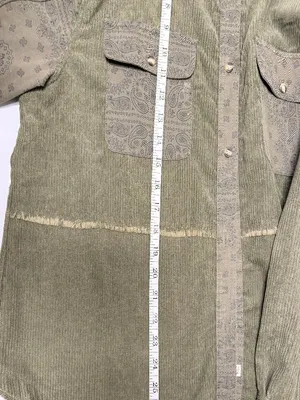 Vintage Havana Bandana & Corduroy Button-Up Top thumbnail 11