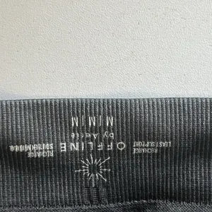 Aerie Offline Charcoal Grey Bralette Crisscross Back Sports Bra Size M thumbnail 5