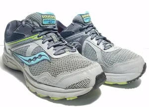 Saucony cohesion 10 athletic running shoe sz 8 walking gym cardio workout perfor thumbnail 1