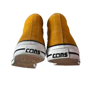 Carefully Chosen ❤️ mustard yellow Converse high tops Size W 11.5/M 9.5 thumbnail 7