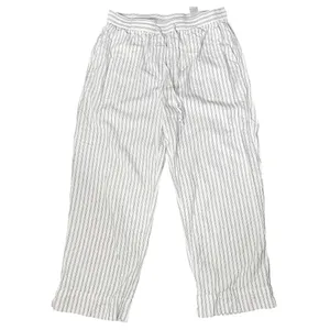 Banana Republic Linen Blend Straight Ankle Pants neutral casual comfy coastal thumbnail 2