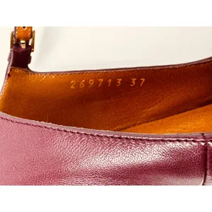Gucci Betty Burgundy T Strap Platform Heels Y2K Glam EU 37 thumbnail 4
