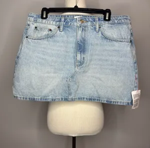 Topshop - Blue Mini Skirt thumbnail 1