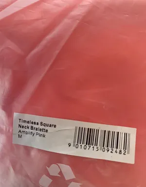 Oner Active Tímeles Square Neck Bralette Amplify Pink thumbnail 7