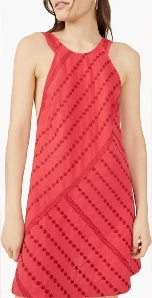 Free people Juni Backless red Minidress size xs thumbnail 1