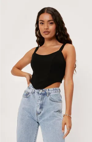 Nasty Gal Petite Corset Top thumbnail 1