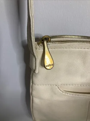 HOBO Off-White Leather Crossbody with Tassel Charm thumbnail 8