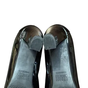 Stuart Weitzman Shoes Womens Size‎ 8 Black Patent Leather Block Heel Dress Pumps thumbnail 10