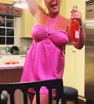 MORE TO COME Kristen Halter Mini Dress in Pink thumbnail 15