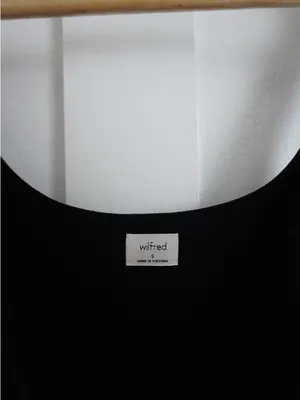 Aritzia Black Square Neck Midi Dress thumbnail 2