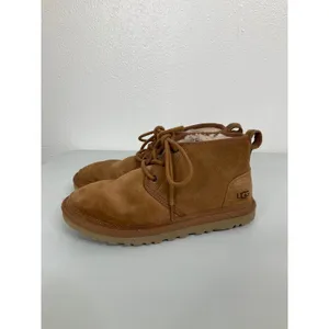 UGG Neumel Chestnut Suede Lace Up Sheepskin‎ Lined Boots 1094269 Womens 8 thumbnail 3
