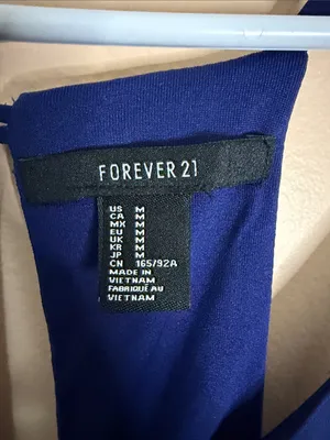 Forever 21 Cobalt Blue Spaghetti Strap Maxi Dress thumbnail 2